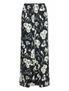 Marimekko Floral-print Palazzo Pants In Black