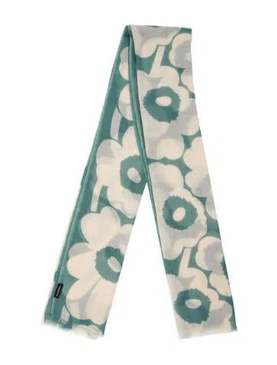 Pre-owned Marimekko Floral Print Scarf