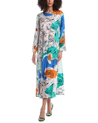 Marimekko Fluidi Blombom Maxi Dress In Multi