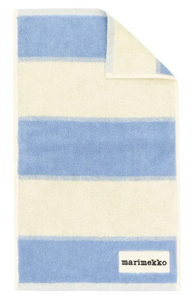 Marimekko Galleria Stripe Guest Towel In Blue