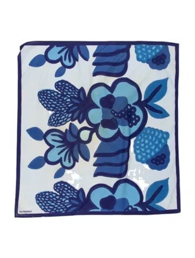 Pre-owned Marimekko Graphic Print Bandana In Blue