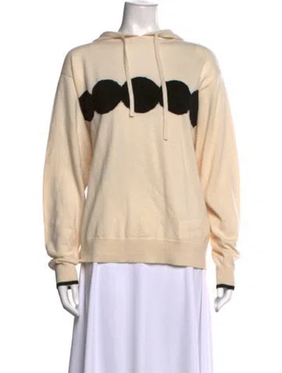 Pre-owned Marimekko Graphic Print Crew Neck Sweater In Neutral