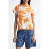 Marimekko Heleys Villinarsissi T-shirt In Orange