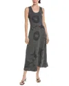 Marimekko Hiipia Unikko Linen-blend Maxi Dress