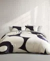 Marimekko Iso Unikko Cotton Duvet Cover Set In Orange