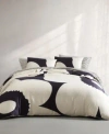 Marimekko Iso Unikko Cotton Duvet Cover Set In Orange