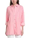 Marimekko Jokapoika Button Front Shirt In Pink