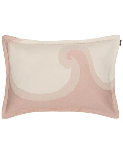Marimekko Jokeri Linen-blend Cushion Cover 40x60cm In Pink