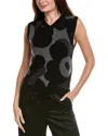 Marimekko Joukku Wool & Cashmere-blend Sweater Vest In Black