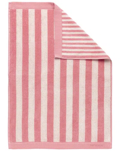 Marimekko Kaksiraitaa Hand Towel In Pink