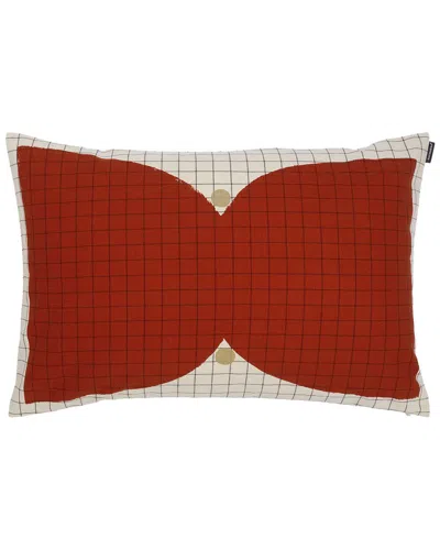 Marimekko Kalendi Cushion Cover In Red