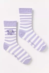 Marimekko Kasvaa Tasaraita Unikko One Socks In Purple