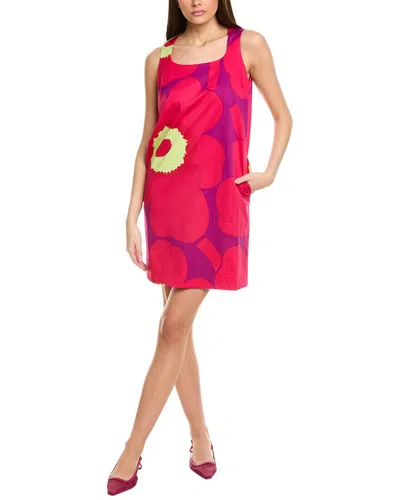 Marimekko Kestit Unikko Shift Dress In Pink
