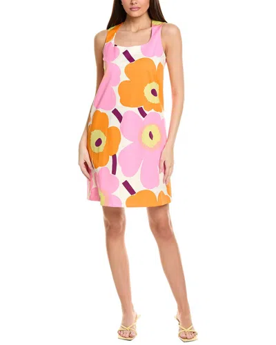 Marimekko Kestit Unikko Shift Dress In Pink
