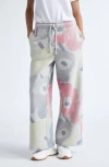 Marimekko Kikapo Unikko Floral Wide Leg French Terry Sweatpants In Multi