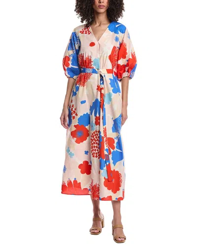 Marimekko Kimppu Suvikimppu Maxi Dress In Neutral