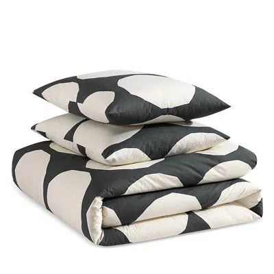 Marimekko Kivet Grey Cotton Duvet Cover Set, King In Multi