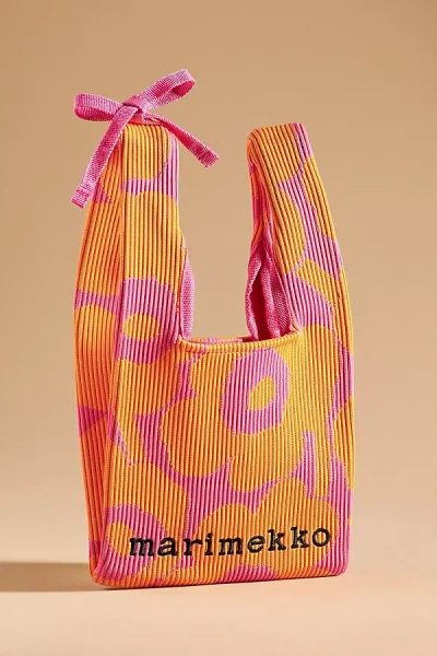 Marimekko Knitted Merirosvo Mini Bag In Pink