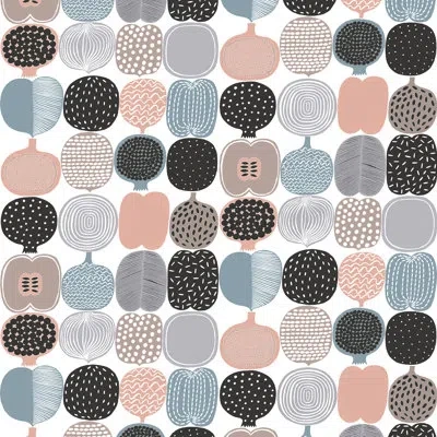 Marimekko Kompotti 18' L X 20.8" W Peel And Stick Wallpaper Roll In Multi