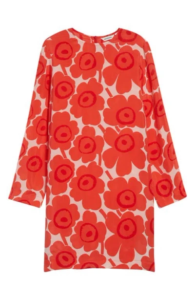 Marimekko Kouttaus Uikko Long Sleeve Dress In Multi