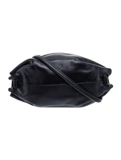 Pre-owned Marimekko Leather Crossbody Bag In Black