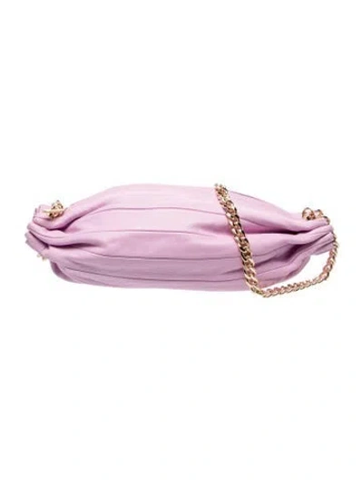 Pre-owned Marimekko Leather Karla Chain In Purple