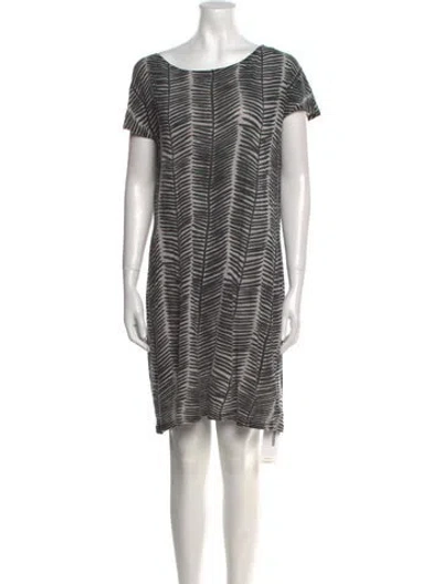 Pre-owned Marimekko Linen Mini Dress In Multi