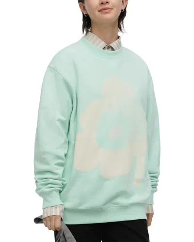 Marimekko Loisto Unikko Placement Kioski Sweatshirt In Green