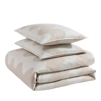 Marimekko Lokki Beige Duvet Cover Set, Full/queen In Grey