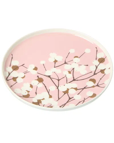 Marimekko Lumimarja Plate In Pink