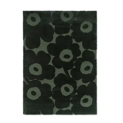 Marimekko Mar Unikko In Dark Green,black