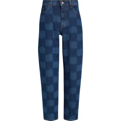 Marimekko Maridenim Vaihe Jäkälä Barrel Leg Jeans In Mid Indigo