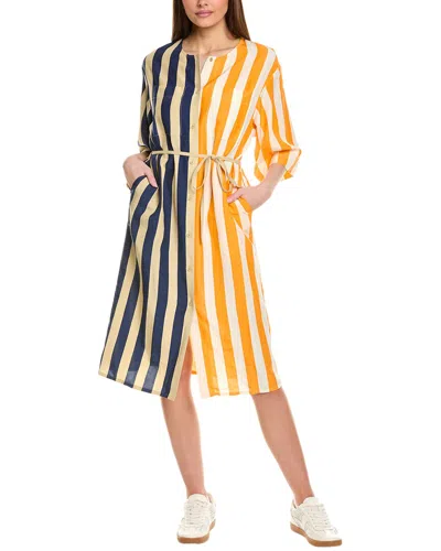 MARIMEKKO MARKKINAT MERIROSVO LINEN-BLEND MAXI DRESS
