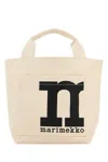 Marimekko Borsa Shopping In Tela Sabbia Melangè Donna In 100