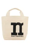 Marimekko Borsa Shopping In Tela Sabbia Melangè Donna