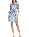 Marimekko Migos Unikko Shift Dress In Blue