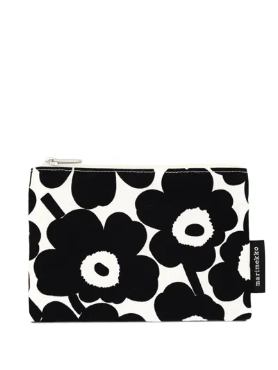 Marimekko Mini Kaika Wallets In Schwarz