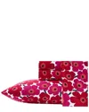 Marimekko Mini Unikko Sheet Set Red Red In Red