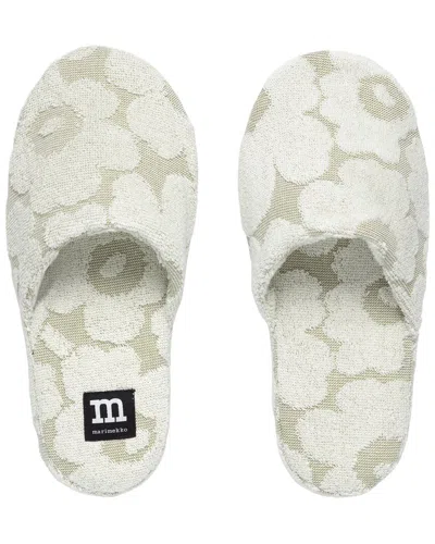 Marimekko Mini Unikko Slippers In White