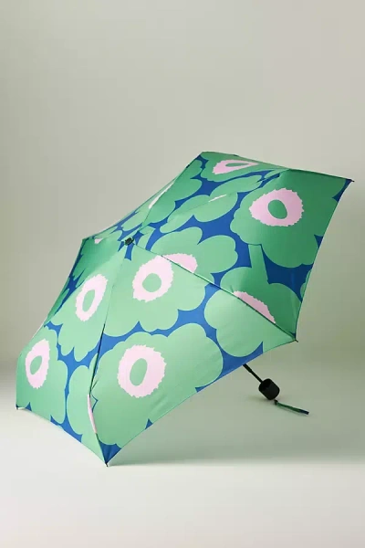 Marimekko Mini Unikko Umbrella In Green