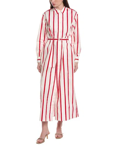 Marimekko Muovata Puhveli Button Front Maxi Dress In Multi