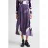 Marimekko Muovaus Print Maxi Skirt In Purple