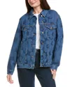 Marimekko Murros Denim Jacket In Blue