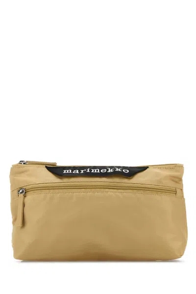 Marimekko Neat Crossbody Unikko S Shoulder Bag In Nude