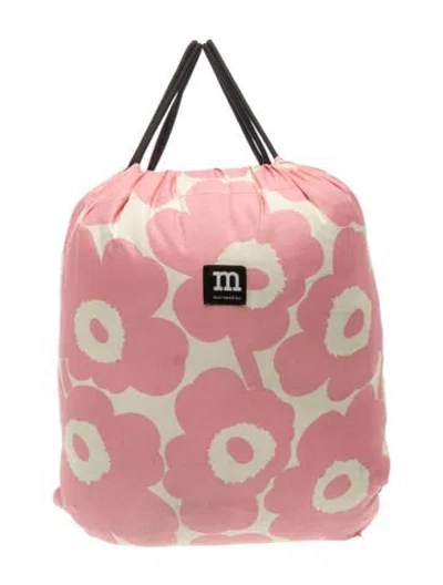Pre-owned Marimekko Nylon Backpack In Pink