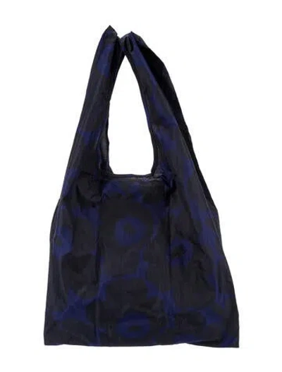 Pre-owned Marimekko Nylon Hobo In Blue