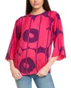 Marimekko Oaja Vesi Unikko Top In Pink