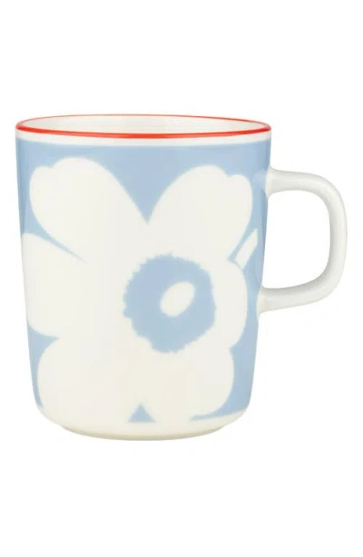Marimekko Oiva Juhla Unikko Mug In White