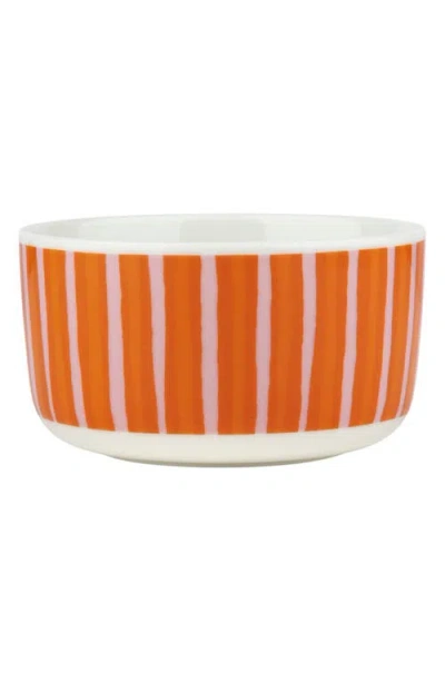 Marimekko Oiva Piccolo Bowl In Orange