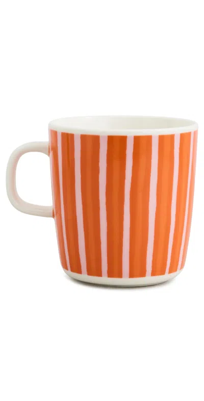 Marimekko Oiva Piccolo Mug In Orange